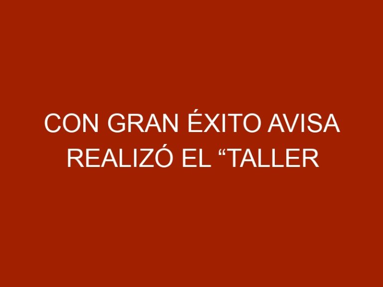 Con gran éxito AVISA realizó el “Taller Internacional de Oratoria y Persuasión” en Maracay