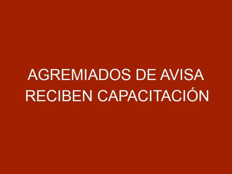 Agremiados de AVISA reciben capacitación contable ante la aplicación del Impuesto a las Grandes Transacciones Financieras.
