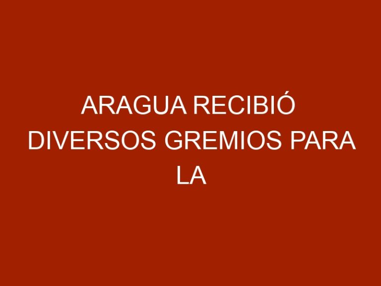 Aragua recibió diversos gremios para la conferencia «Empresa, economía y futuro. Perspectivas 2023»