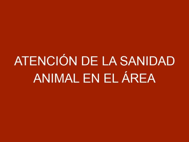Atención de la Sanidad Animal en el área fronteriza Colombo-Venezolana