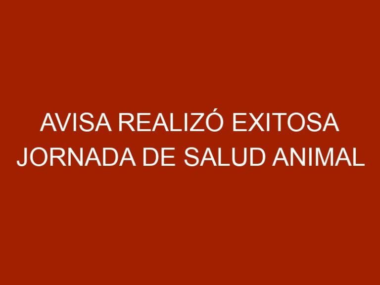 AVISA Realizó Exitosa Jornada de Salud Animal Gratuita en la Comunidad del 23 de Enero de Maracay