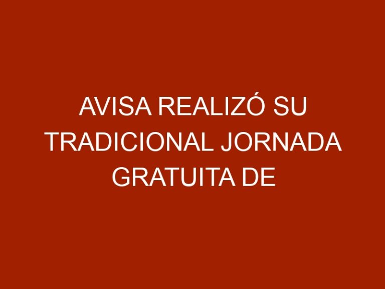 AVISA realizó su tradicional Jornada Gratuita de Salud Animal en Piñonal