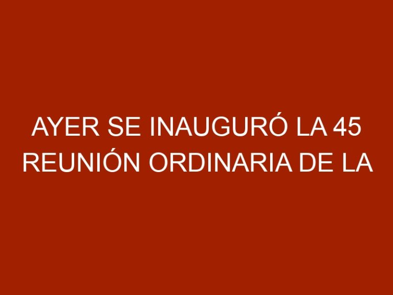 Ayer se inauguró la 45 reunión ordinaria de la COSALFA en Bolivia y FEDENAGA fue reconocida