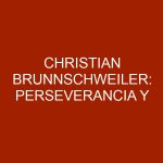 Christian Brunnschweiler: perseverancia y honestidad