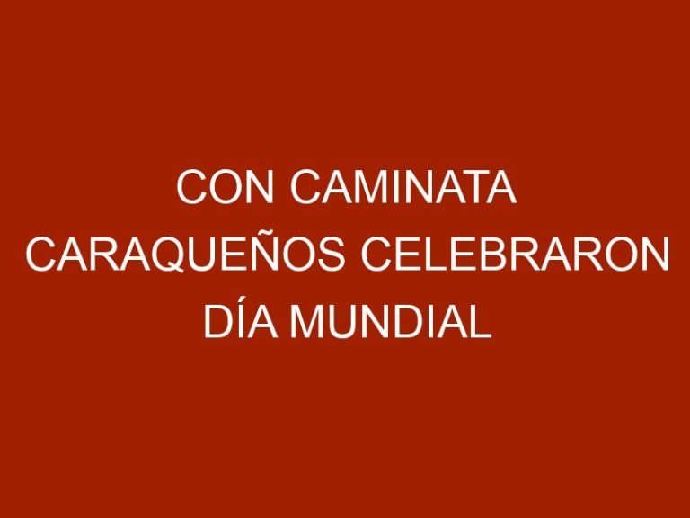 Con caminata caraqueños celebraron Día Mundial de los Animales