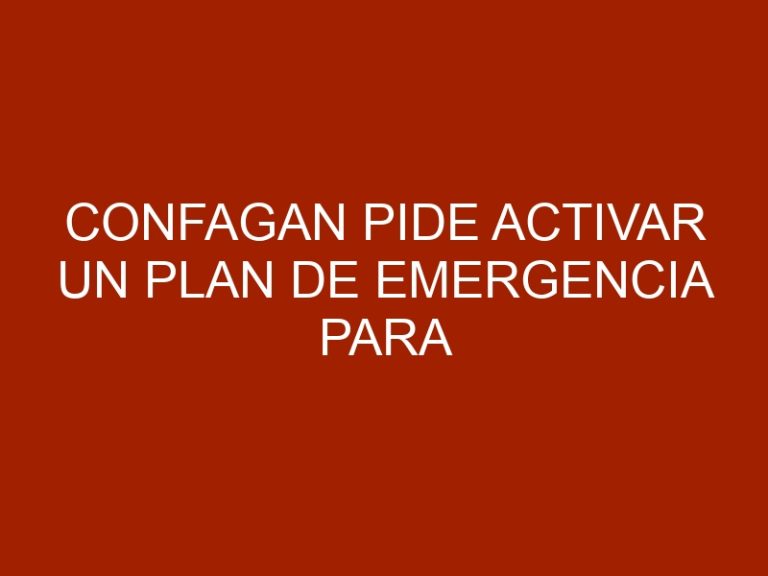 Confagan pide activar un Plan de Emergencia para el sector ganadero