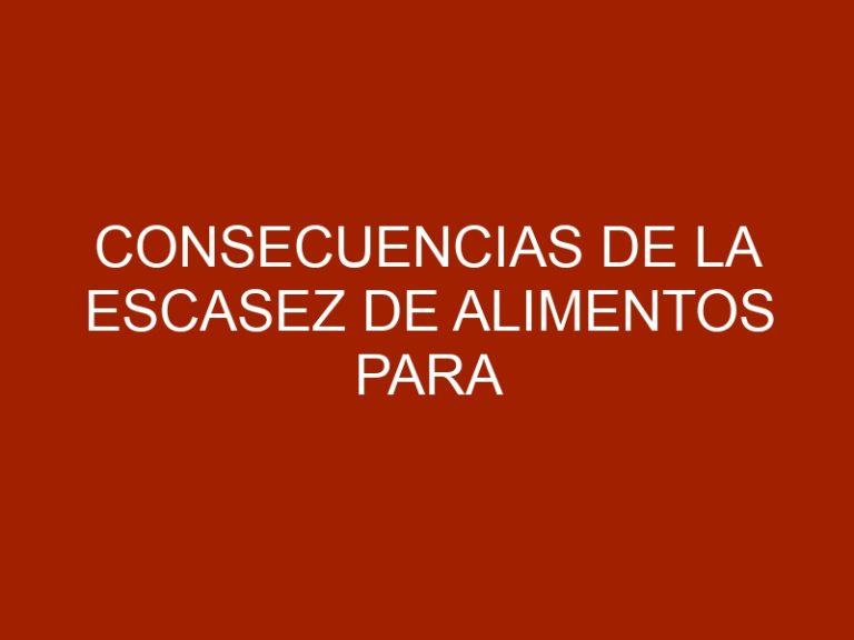 Consecuencias de la escasez de alimentos para mascotas
