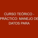 Curso Teórico – Práctico: Manejo de datos para la gestión de la producción porcina