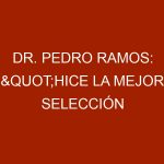 Dr. Pedro Ramos: "Hice la mejor selección profesional escogí la Medicina Veterinaria"