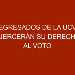 Egresados de la UCV ejercerán su derecho al voto este 13 de julio