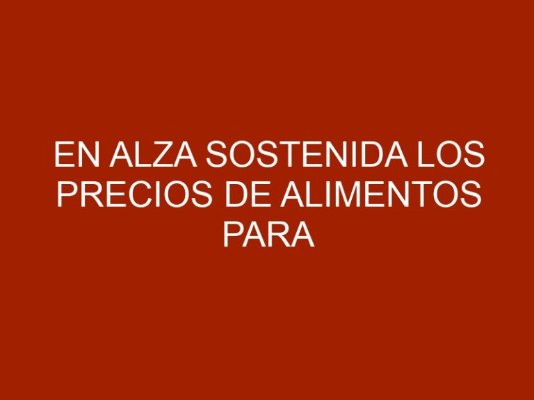 En alza sostenida los precios de alimentos para animales en Venezuela