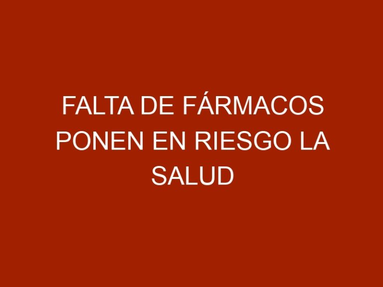 Falta de fármacos ponen en riesgo la salud animal en Yaracuy