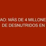 FAO: más de 4 millones de desnutridos en Venezuela