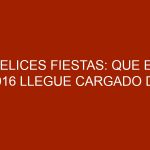 Felices Fiestas: que el 2016 llegue cargado de éxitos para los venezolanos