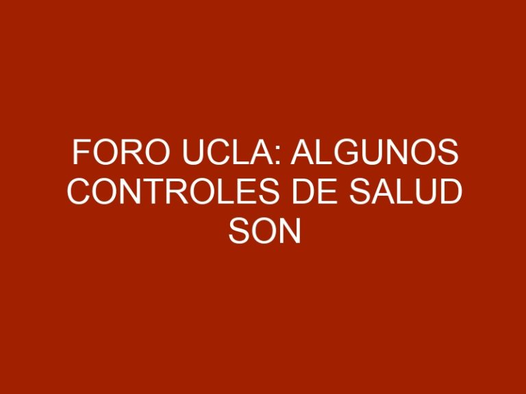 Foro UCLA: Algunos controles de salud son omitidos en bovinos