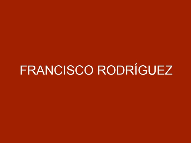 Francisco Rodríguez