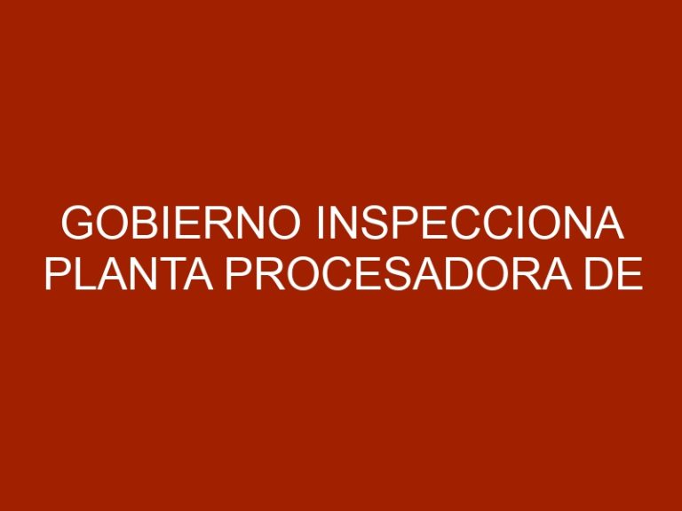 Gobierno inspecciona planta procesadora de alimento para animales en Monagas