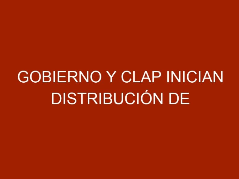 Gobierno y CLAP inician distribución de proteína animal