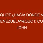 "¿Hacia dónde va Venezuela?" con John Magdaleno en Maracay
