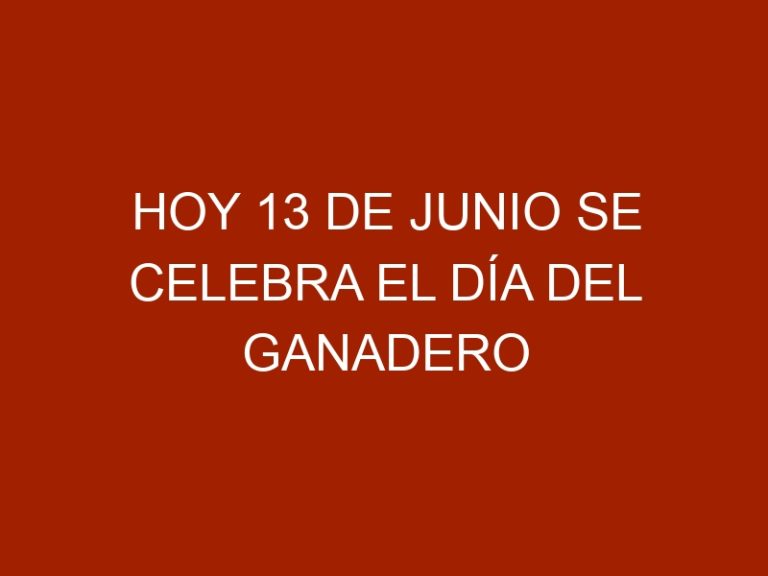 Hoy 13 de junio se celebra el Día del Ganadero Venezolano