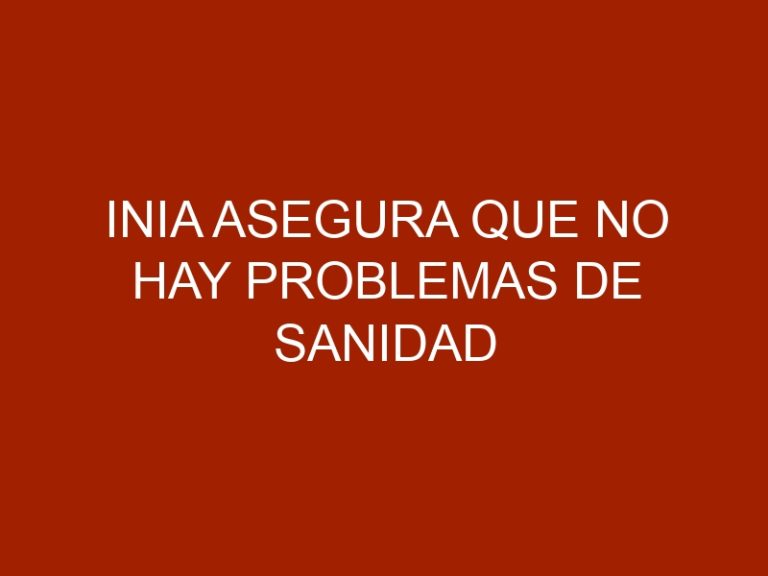 INIA asegura que no hay problemas de sanidad animal en el Zulia