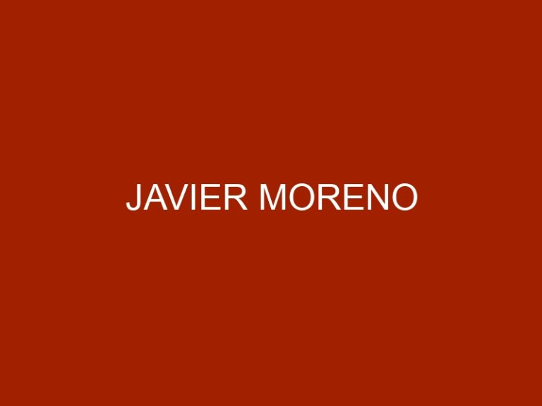 Javier Moreno
