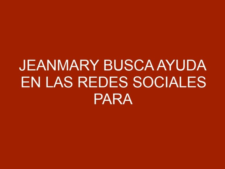 Jeanmary busca ayuda en las redes sociales para mascotas en refugios