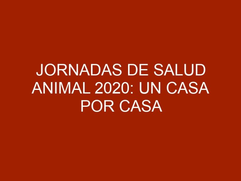 Jornadas de Salud Animal 2020: Un Casa por Casa en la  “La Candelaria” de Mario Briceño Iragorri