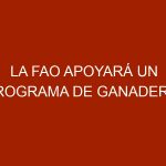 La FAO apoyará un programa de ganadería sostenible en República Dominicana