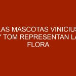Las mascotas Vinicius y Tom representan la flora y la fauna de Brasil