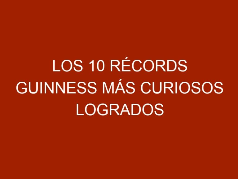 Los 10 récords Guinness más curiosos logrados por animales