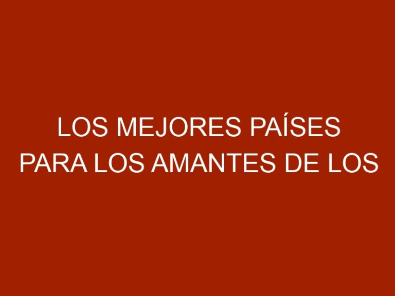 Los mejores países para los amantes de los animales