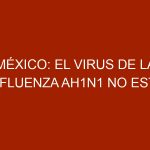 México: El virus de la influenza AH1N1 no está asociada con animales