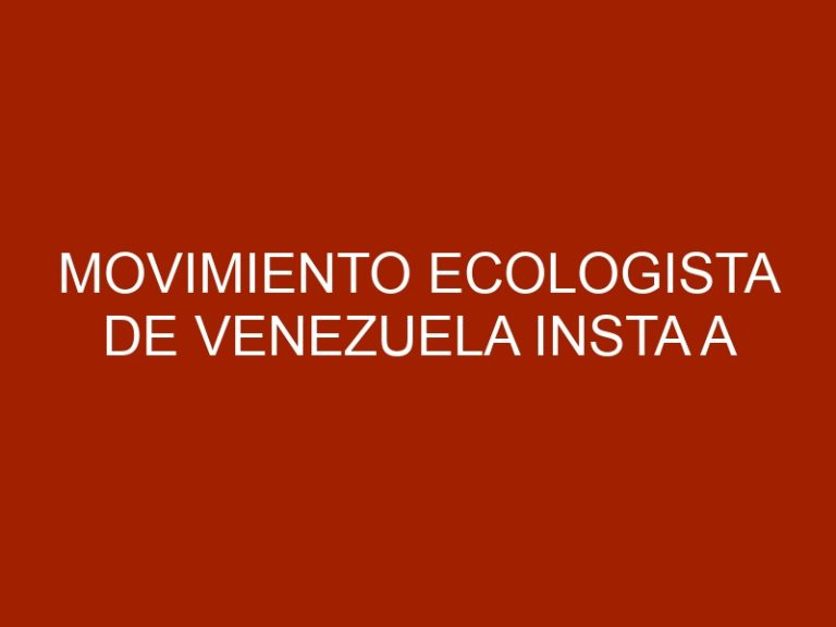 Movimiento ecologista de Venezuela insta a proteger las aves