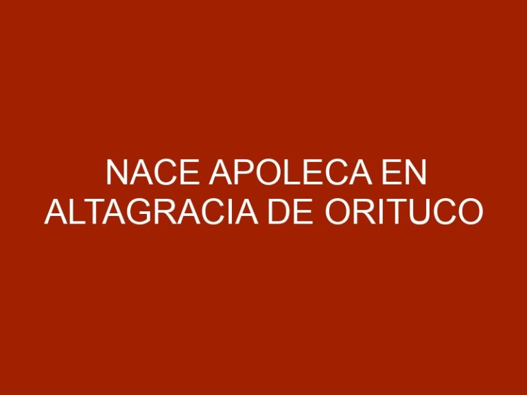 Nace APOLECA en Altagracia de Orituco