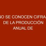 No se conocen cifras de la producción anual de leche y carne