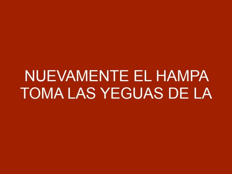 Nuevamente el hampa toma las yeguas de la Facultad de Ciencias Veterinarias en Maracay