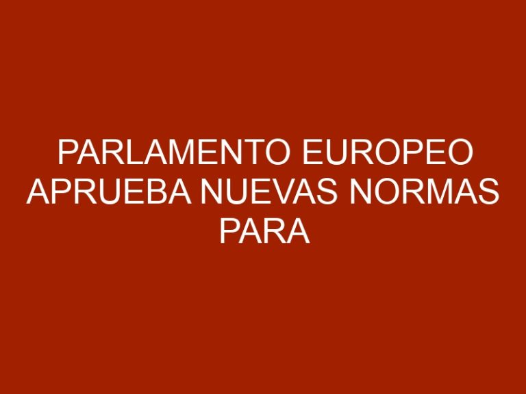 Parlamento Europeo aprueba nuevas normas para frenar las enfermedades animales
