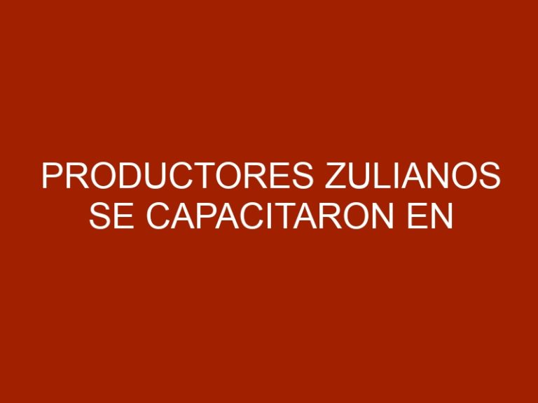 Productores zulianos se capacitaron en inseminación de bovinos