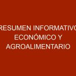 Resumen Informativo Económico y Agroalimentario al 05 de Octubre