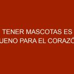 Tener mascotas es bueno para el corazón