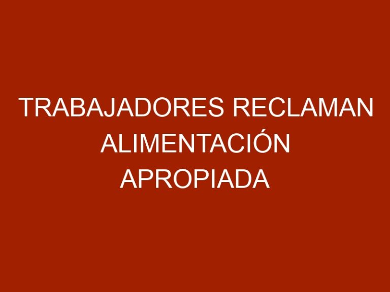 Trabajadores reclaman alimentación apropiada para animales del Parque del Este